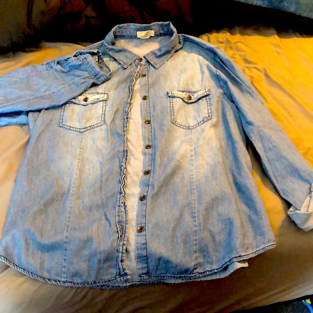 Button up over shirt